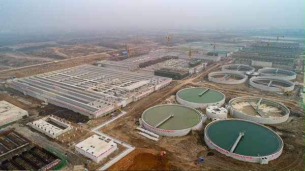 海拓宾与河南省遮山污水厂合作案例
